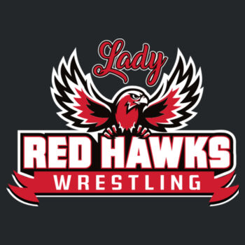 Lady Hawks Wrestling - Long Sleeve Ringspun Tee Design